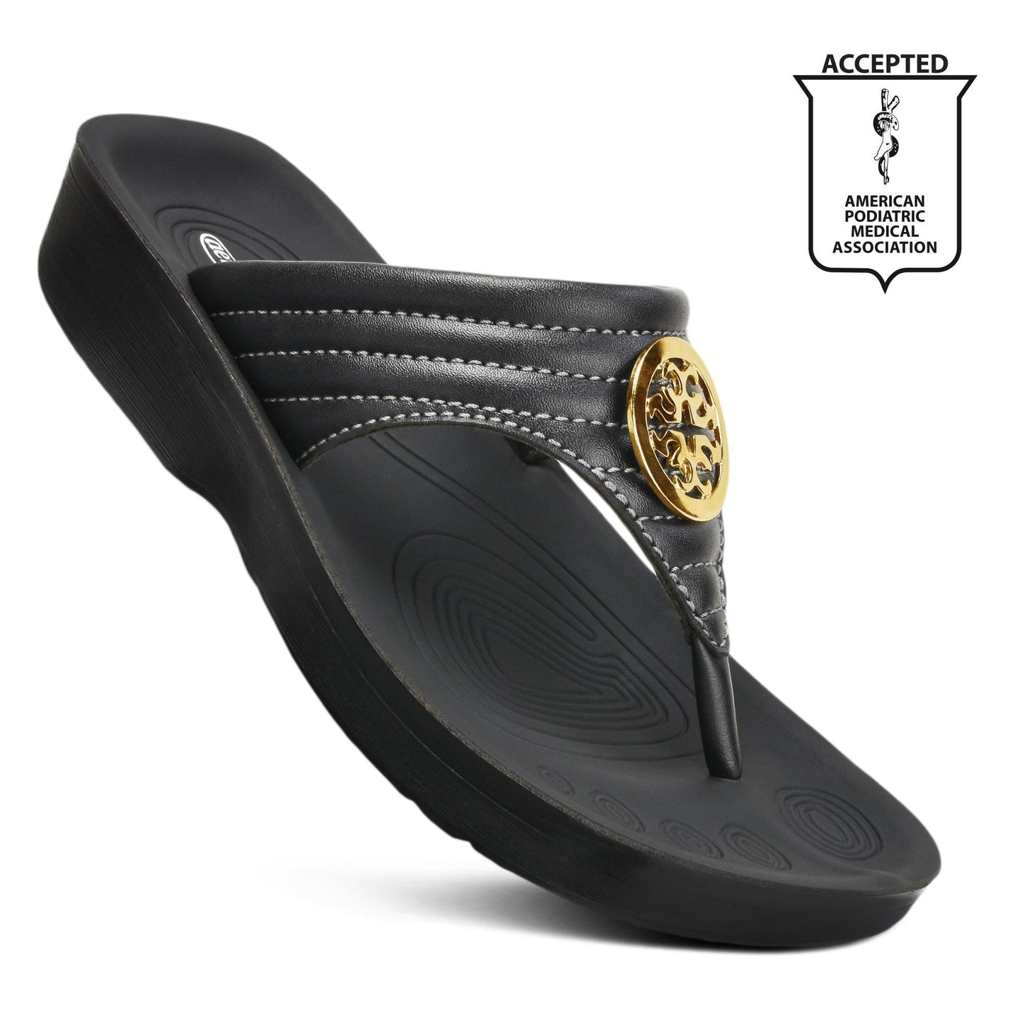 AEROTHOTIC Idelle Women’s Walking Summer Thong Sandals - Original Thailand Imported - L0360