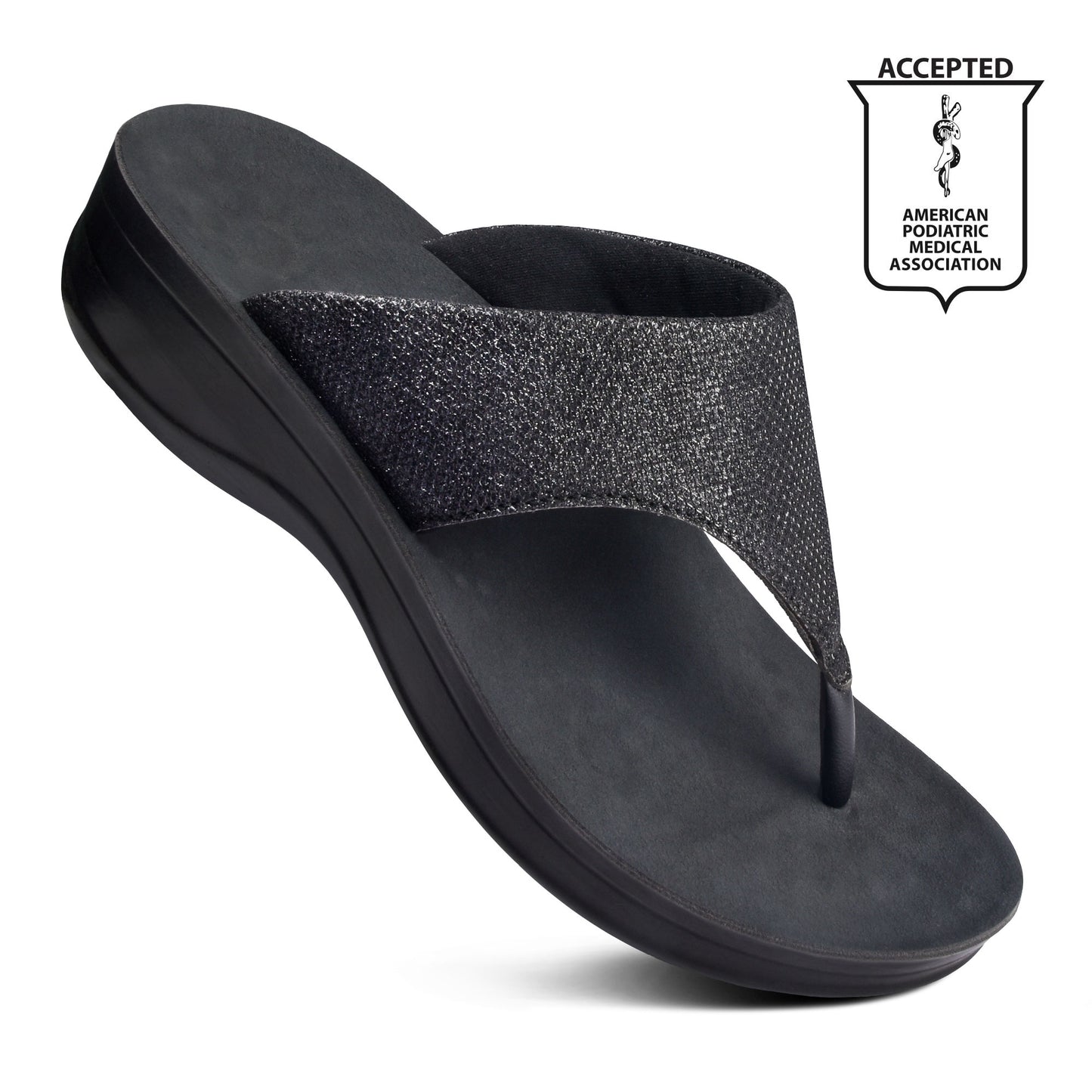 AEROTHOTIC Jewel Women's Casual Fancy Strap Flip Flops - Original Thailand Imported - L0804