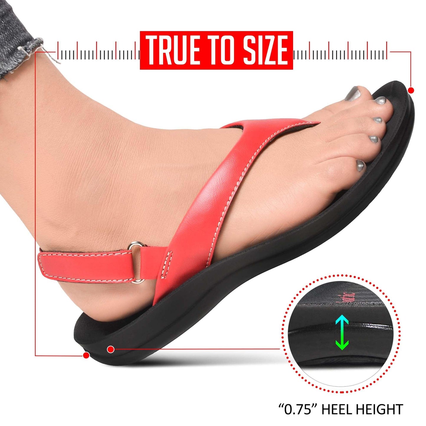 AEROTHOTIC Aura Women Slingback Sandals - Original Thailand Imported - L1305