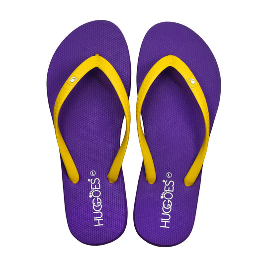 Huggoes by Aerothotic - Lilac Women's Flip Flops Slippers - Original Thailand Imported - (VL1)