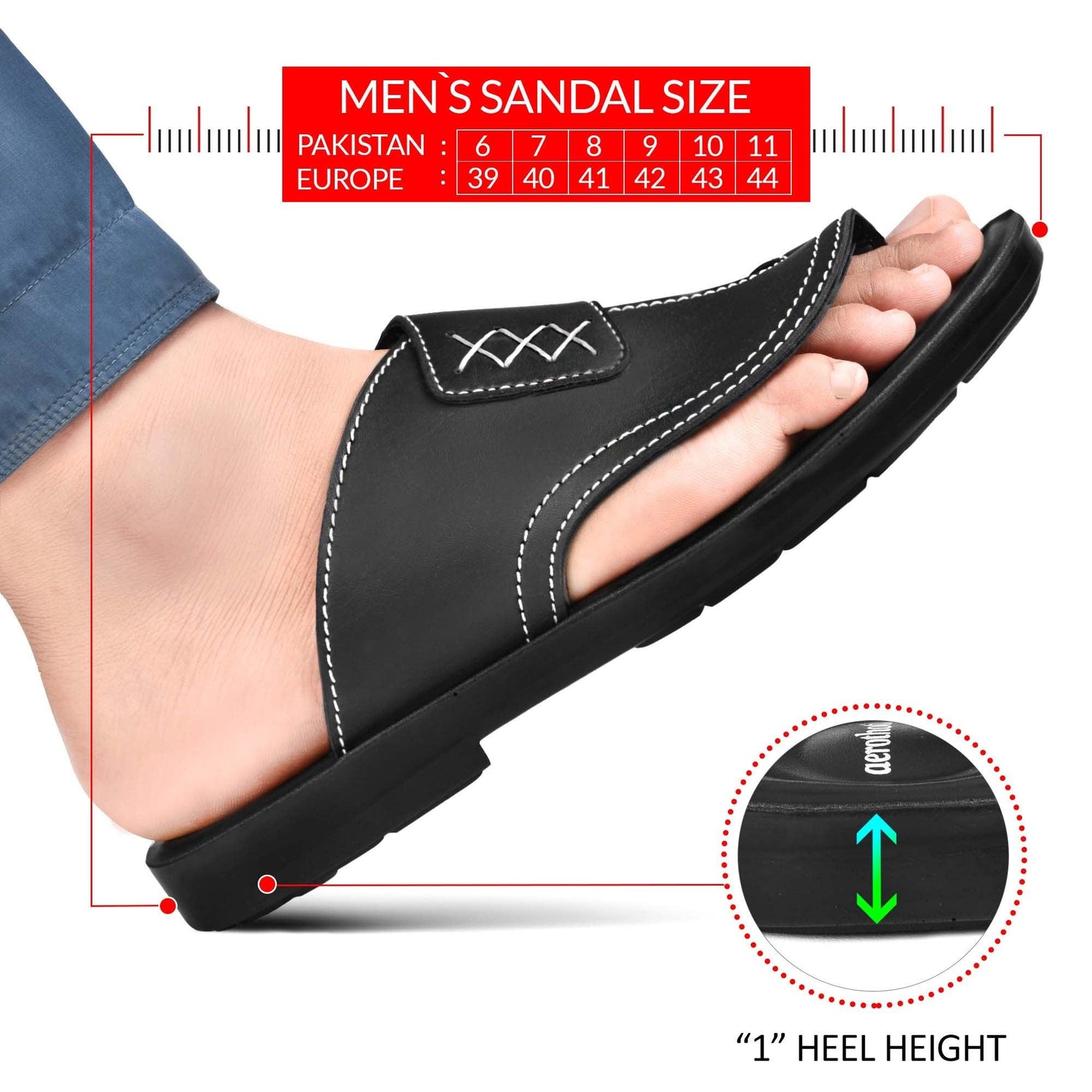 AEROTHOTIC Tritaw Men's Comfortable Chappal - Original Thailand Imported - M0803