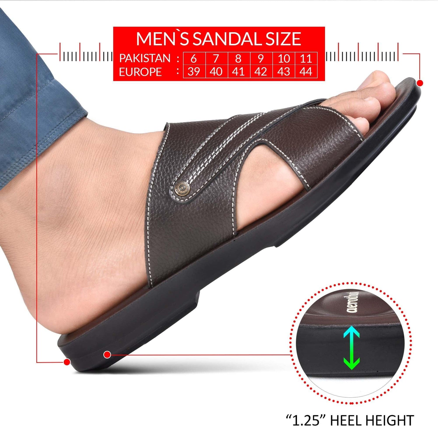 AEROTHOTIC Algun Gents Comfortable Fashion Sandals - Original Thailand Imported - M0904