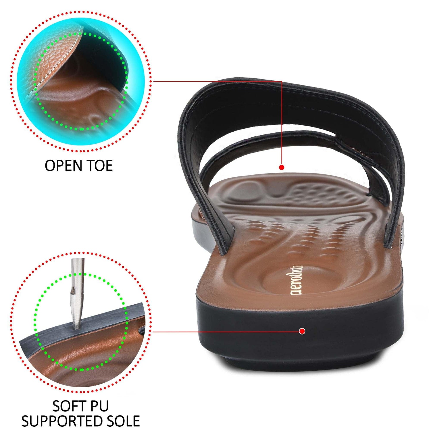 AEROTHOTIC Algun Gents Comfortable Fashion Sandals - Original Thailand Imported - M0904