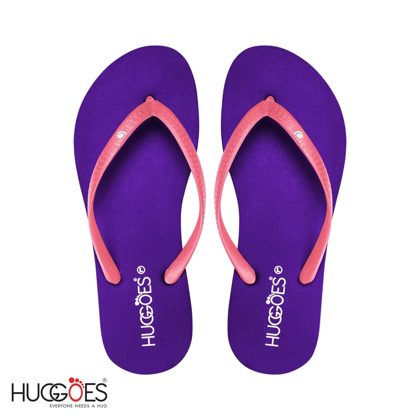 Huggoes by Aerothotic - Lilac Women's Flip Flops Slippers - Original Thailand Imported - VL1/SP1